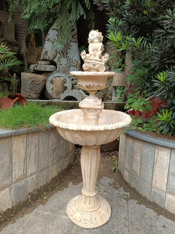 Creative Garden Courtyard Water Feature Ornaments, Home Decoration Landscaping Floor-Standing Crafts, European-Style Little Angels Creative Garden Courtyard Water Feature Ornaments, Home Decoration Landscaping Floor-Standing Crafts, European-Style Little Angels