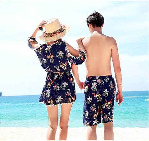 Bộ đồ bơi đôi bikini phù hợp với bikini ba mảnh áo tắm nữ bảo thủ che bụng bên bờ biển spa đồ bơi 	đồ đôi đi biển cho mẹ và bé	