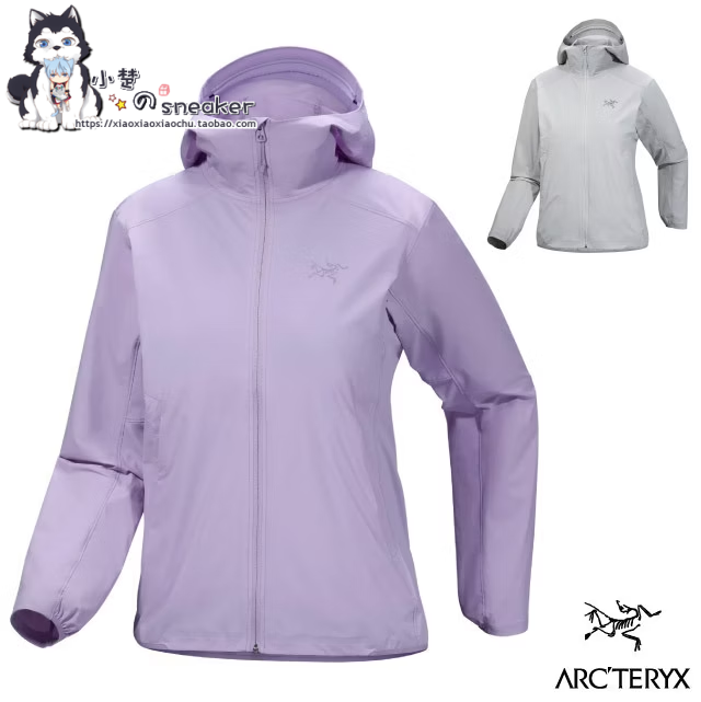 Arcteryx Gamma Lightweight Hoody Outdoor Windproof and Rainproof Women's Soft Shell Jacket
