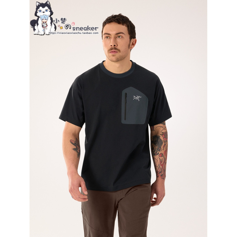Arcteryx Konseal Pocket Printed Moisture-Wicking Breathable Loose Short-Sleeve T-Shirt