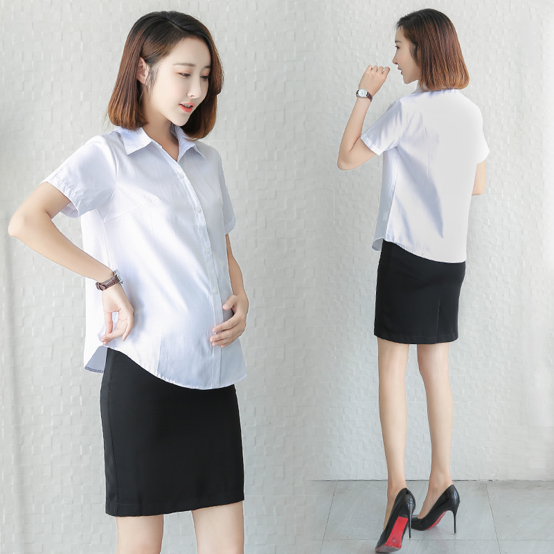 Pregnant women skirt winter tooling skirt yi bu qun detach skirt A- Line package hip skirt Spring and Autumn Work skirt