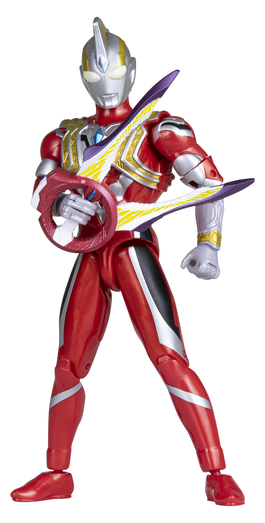 Bandai, Ultra, мощный подвижный Ультрамен Тига, DeluxeEdition