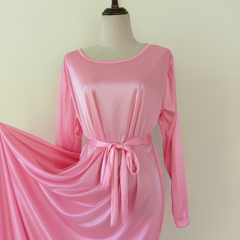 26 New Men's Ice Silk Robe Soft Double-Sided Silky Elastic Silk Nightgown for Sleeping Naked Unisex Nightdress 26 New Men's Ice Silk Robe Soft Double-Sided Silky Elastic Silk Nightgown for Sleeping Naked Unisex Nightdress