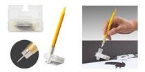 Original imported Japanese OLFA European hair AK-5 model pen knife paper carving knife with blade and needle