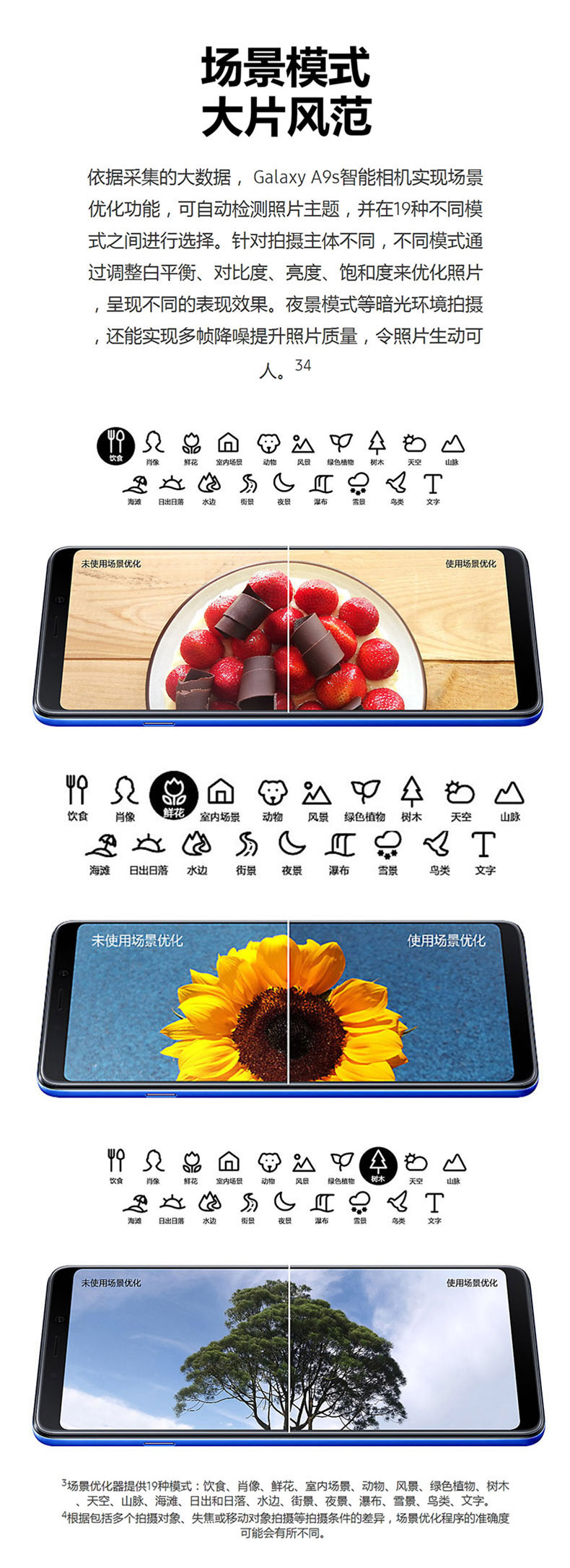 niêm yết mới gửi Quà tặng Samsung / Samsung Galaxy A9S SM-A9200 phía sau Bốn ảnh 6 + 128g kép thẻ dual standby điện thoại thông minh 4G đầy đủ Netcom - Điện thoại di động điện thoại oppo