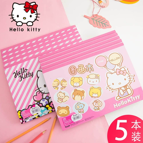 Hello kitty, книга с картинками, фотоальбом, раскраска, граффити