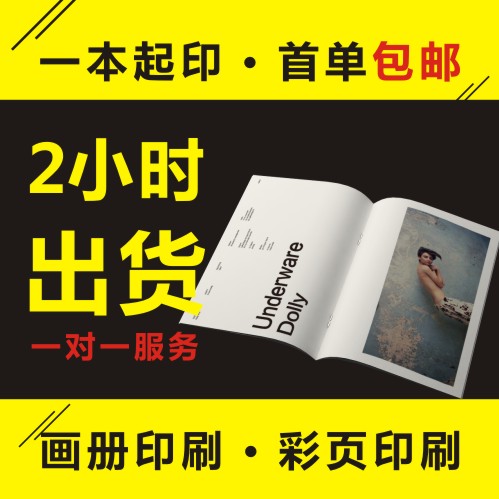 Album printing company promotional materials leaflet folding dm single enterprise album product album one printed
