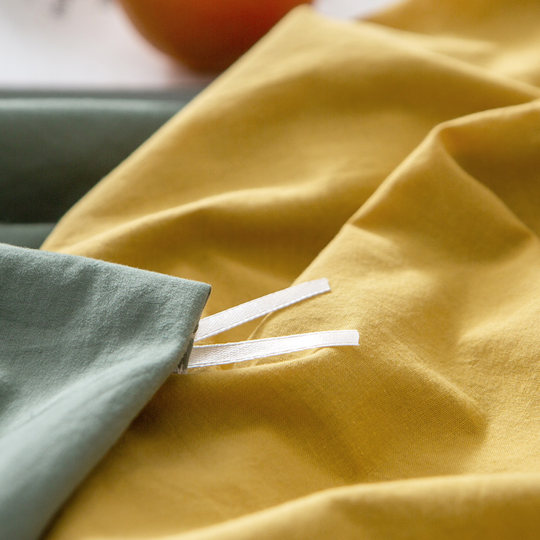 Nanjiren solid color cotton quilt cover single piece pure cotton washed cotton simple single student quilt core cover quilt cover bedding