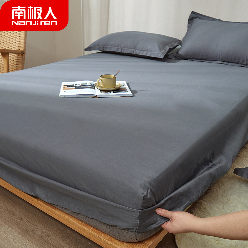 South Pole Man pure cotton bed Ogasawara single summer mattress protective cover Mat Dreams bed cover full covered bed linen full cotton bed gascover-Taobao