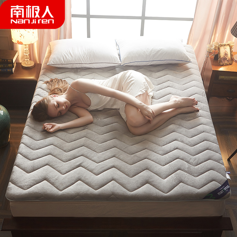 Thickened tatami mattress 1 8m bed 1 5 m double dormitory student flannel bed mattress sponge pad quilt