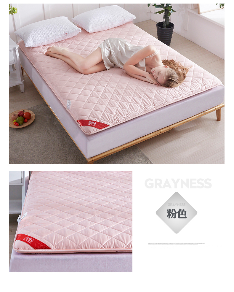 Chống mite chống vi khuẩn bông tatami nệm 1.8m giường 1,5 mét đôi ký túc xá sinh viên giường nệm pad