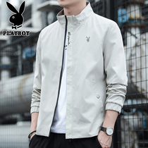 Flowers Playboy Summer jacket men loose on clothes Korean version Trend casual 100 lap ultra slim jacket mens clothing