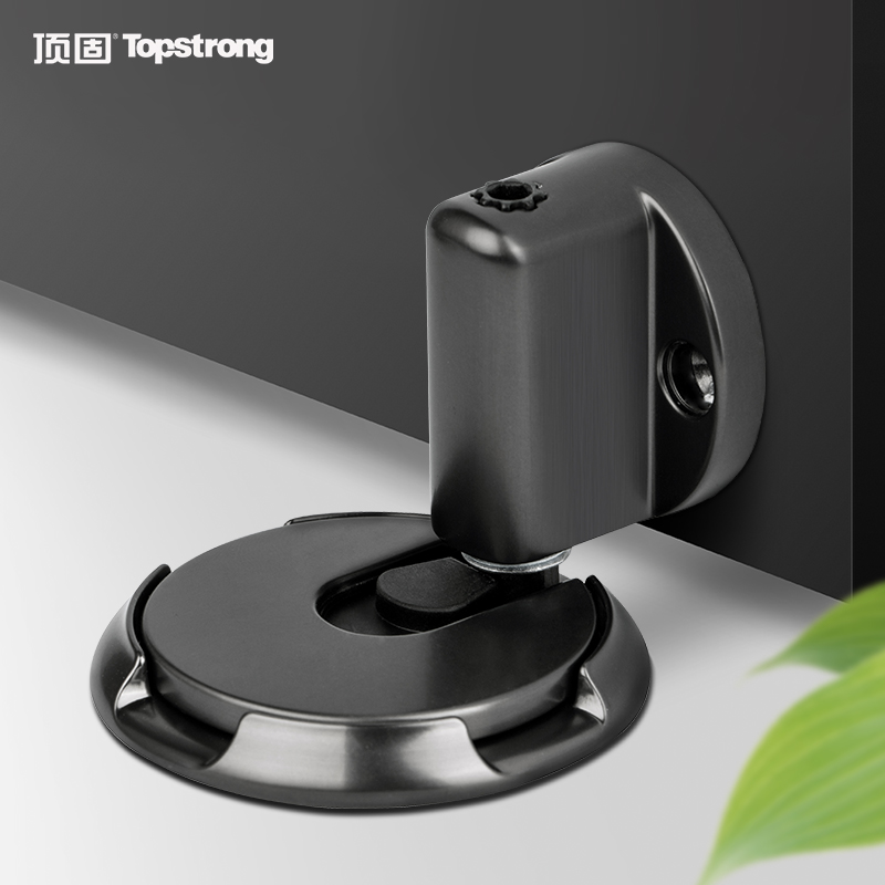 Top-solid door stopper anti-crash ground suction bedroom Makeup Chamber Instrumental Door Bumper Mechanism Free of perforated doors Invisible door suction