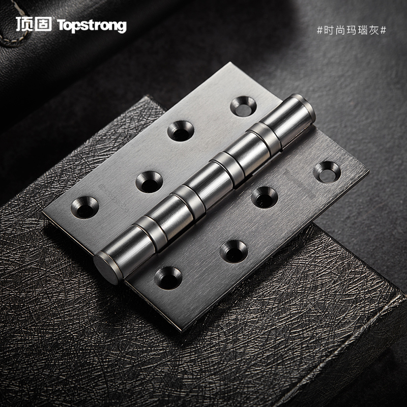Top solid wood door stainless steel hinge mute bearing a pair of two-piece price room door 4 inch 5 inch flat open hinge thickened 