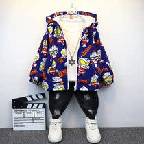  Boys Ultraman jacket autumn western style spider-man top 2021 new childrens clothing childrens baby stormtrooper clothing trend