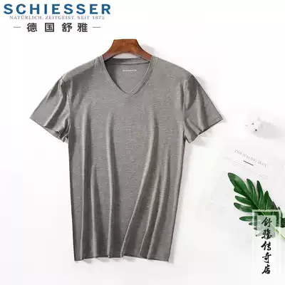 Germany Shu Ya sweatshirt male Spring Summer new men's chitosan bottoming short sleeve modal T-shirt E5-17665M