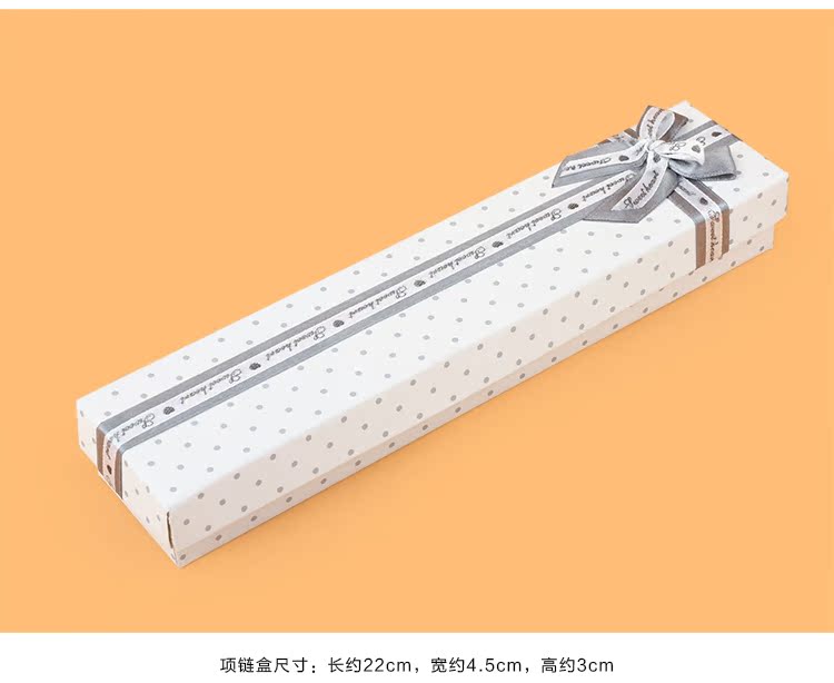 Bow hộp trắng điểm xám hộp trang sức hộp nhẫn vòng cổ hộp vòng đeo tay hộp mặt dây hộp hộp trang sức hộp quà tặng - Vòng đeo tay Cuff vòng tay trơn vàng 18k