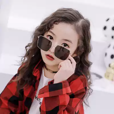 Children's sunglasses boys polarized children toad glasses anti-UV comfortable girls baby personality sunglasses tide