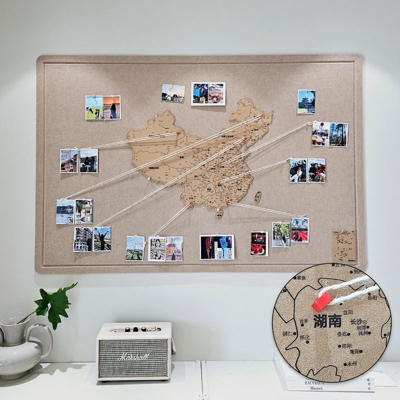 No Need to Drill Holes, No Damage to the Wall, Can Be Used to Mark Travel Maps, Photo Wall, Living Room, Office Decoration, Hanging Paintings, Wall Decoration