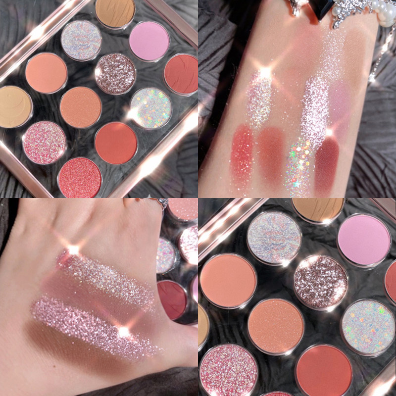 Han Xi Zhen twelve Color Eye Shadow Disc p01 Color Makeup Pan Transparent color Summer Everest Everbright Bright Crowd is new
