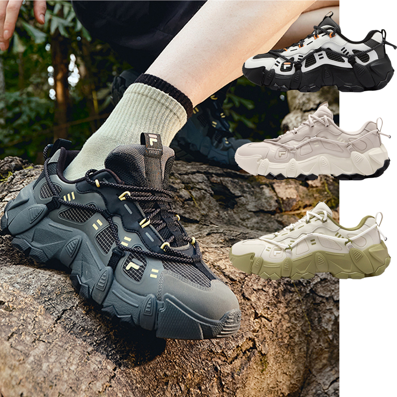 Fila Mountain Shoes for Men and Women, New Outdoor Hiking and Trekking Sports Dad Shoes T12M/T12W621517