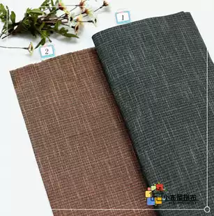 Woven kapok 4mm woven grid DIY handmade patchwork pure cotton fabric RX06 Imported from Japan first dyed fabric 1 8 yards