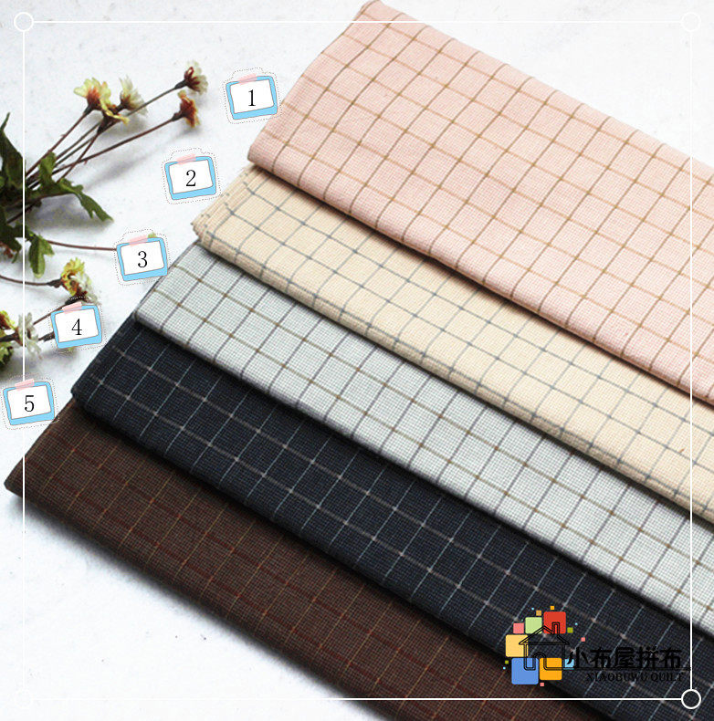 DIY handmade collage fabric RX01 Japanese imports first dye cloth 5 color Optional Wafer 1 8 yards