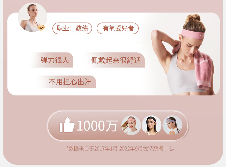 повязка на голову 运动吸汗发带止汗带头带女男防汗头带头巾束发跑步头带健身导汗带