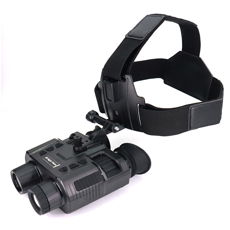 Wearing high-definition all-black infrared binocular tube video photography small non-thermal imaging myopia telescope night vision device