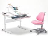 Children's desk chair TKZ1-019+TKZ1-018 Mousse children's multi-functional learning table and chair