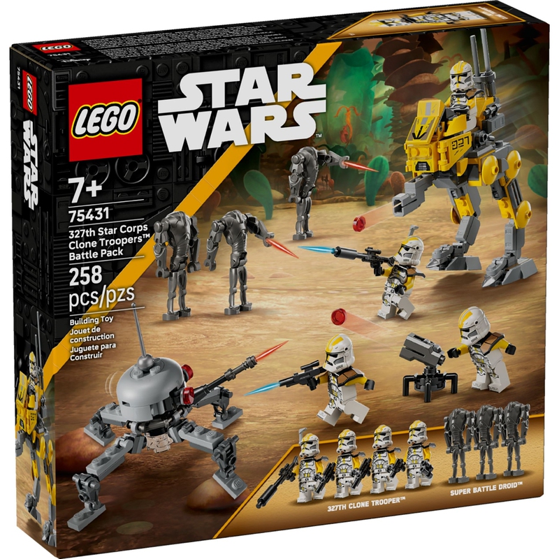 Lego 75431 327Th Star Legion Clone Troopers Battle Building Blocks Toys for Boys and Girls