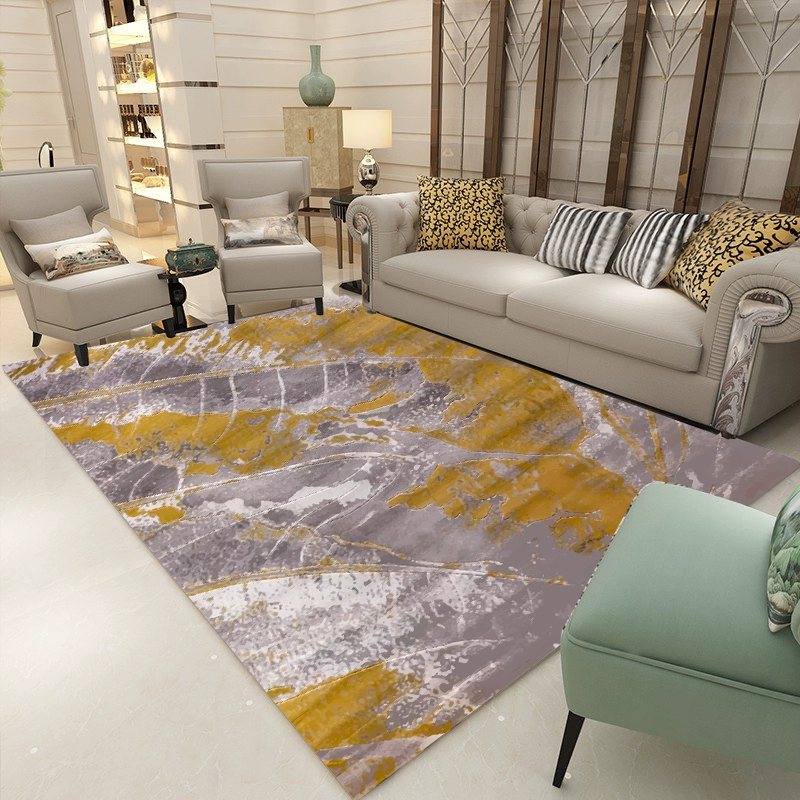 Tối giản hiện đại phòng khách Scandinavian bàn cà phê thảm thảm phòng ngủ phong cách châu Âu chữ nhật sofa nhà giường cuối chăn có thể được tùy chỉnh - Thảm tấm thảm