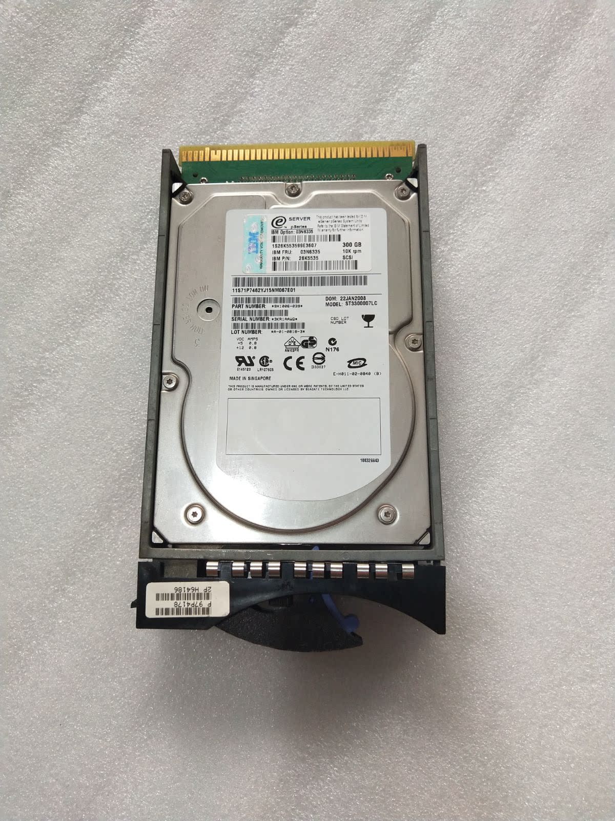 IBM hard drive 03N6334 6335 6335 6336 300GB 10K SCSI spot