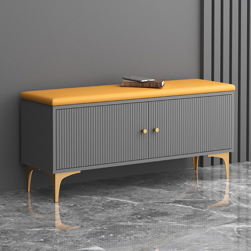 Light luxury shoe cabinet and stool integrated home door can sit on the shoe stool and enter the household shoe rack 2022 new shoe changing stool