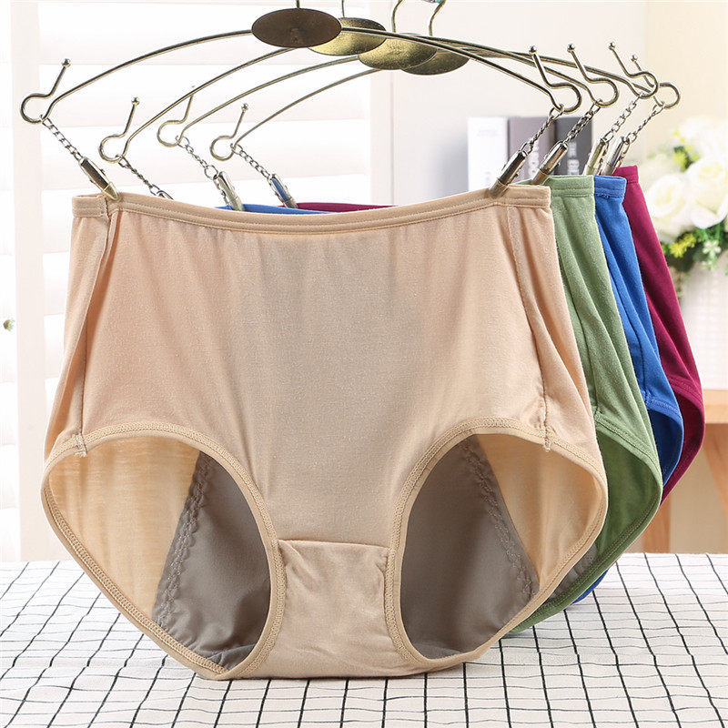 Special Price Physiognomic Pants Lady Moontime Anti-Mordale Underwear Woman Mid-Waist Aunt Pants Lady Pants Sanitary Pants