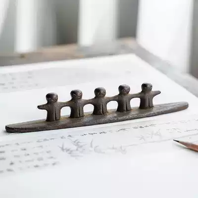 Joy, sorrow, joy, air, Japan imported Southern Iron Cast Iron Town ornaments