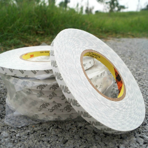 Băng keo hai mặt 3M9080 chịu nhiệt độ cao nhập khẩu băng keo siêu mỏng hai mặt rộng 2cm chiều dài 50 mét - Băng keo băng dính xốp hai mặt
