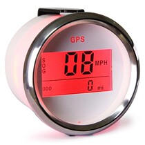 GPS digital speedometer car odometer marine yacht speedometer 52mm installation with antenna