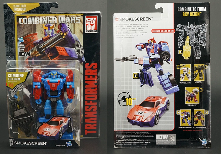 [Hasbo] Mô Hình Đồ Chơi Người Máy Biến Hình IDW Trang Bị Chiến Tranh Bobcat Smoke D-Class Chính Hãng - Gundam / Mech Model / Robot / Transformers