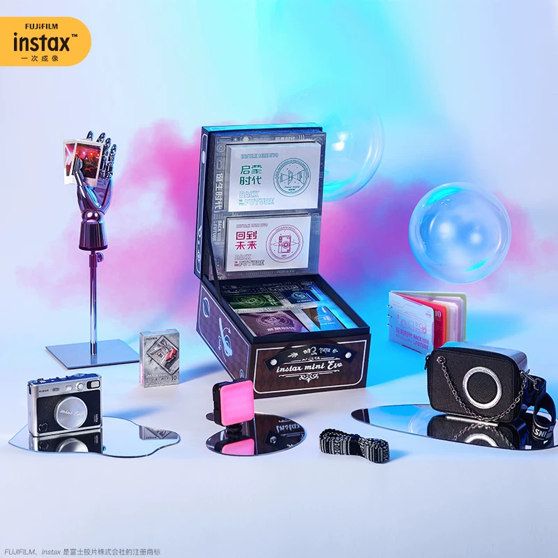 Fuji instax mini Evo instant imaging digital analog camera mobile phone photo printer mini