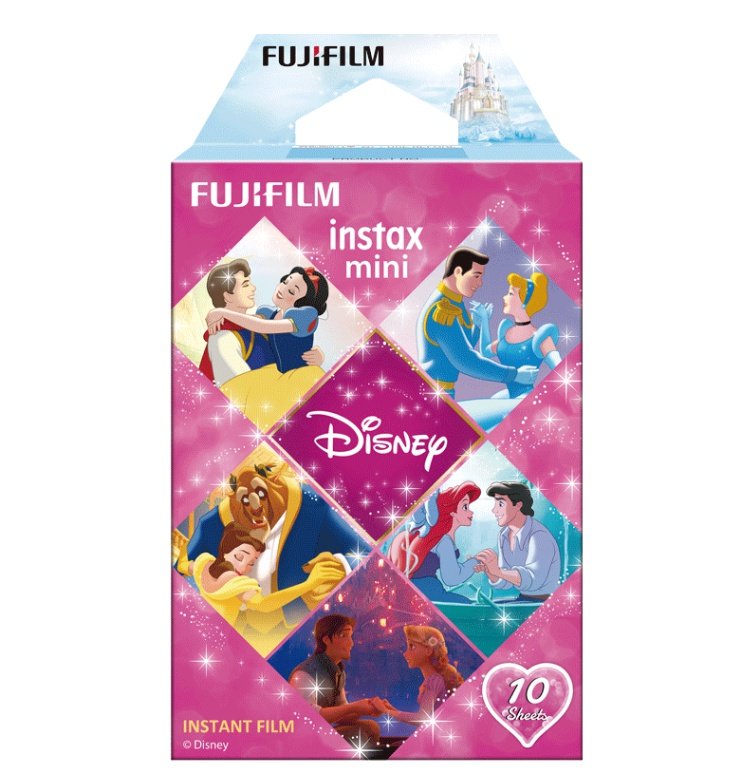 Fuji Photo Paper Polaroid nhỏ mini25 / 7C / 7s / 8/90 9 Disney Princess phim phim ren - Phụ kiện máy quay phim instax trà sữa