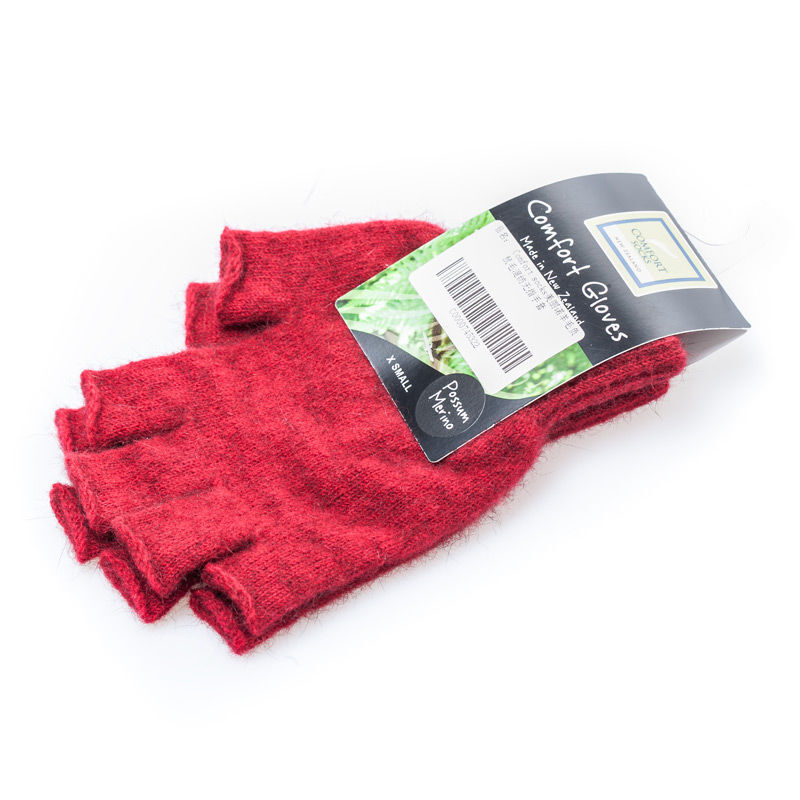 New Zealand Comfort Socks men's and women's merino wool possum hair blended five-finger and half-finger gloves