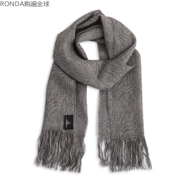 New Zealand imported Stansborough Lord of the Rings men's Merino wool scarf thin long version 28 x 180cm