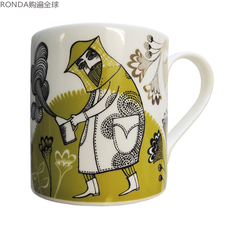 British original imported Lush designsmined honeymoons Bone Porcelain Glass ceramic Mark Cup Milk Tea Cup