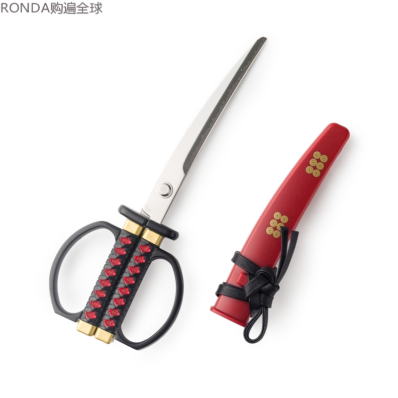 Japan imports NIKKEN Japanese ninja traditional household portable stationery paper cut cut scissors with knife