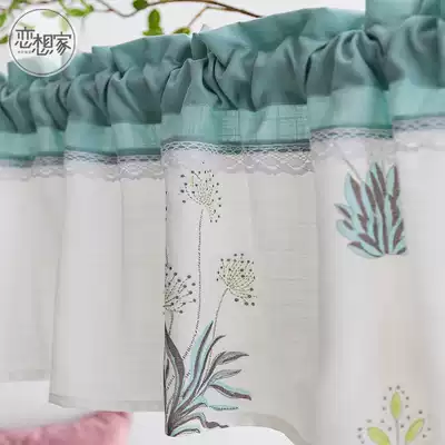 American country semi-shading Nordic half curtain coffee curtain kitchen dining room small window curtain curtain cabinet curtain curtain hanging curtain