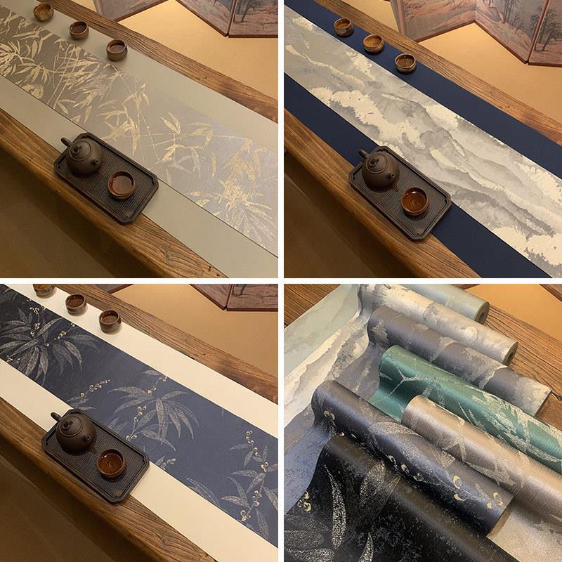 Brocade Jacquard Tea Mat Day Style Bifacial Retro Zen WATERPROOF COTTON LINEN CLOTH TABLE FLAG NEW CHINESE TEA TABLE TEA CLOTH ART-Taobao