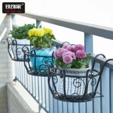 Северная балкона цветочная стенда декоративная шельфа железной горшок с горшками висят
