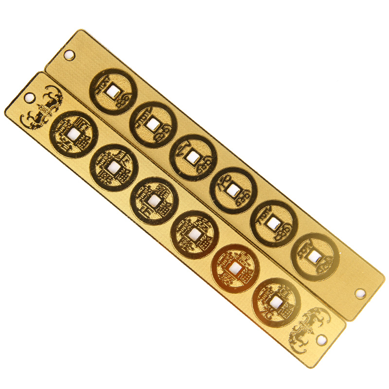 Sand Golden Bronze Six Imperial Ruler Pendulum piece pendant copper ten imperium pendulum piece