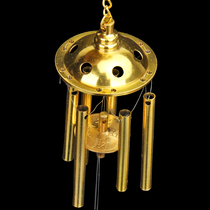 Houdeju Copper Wind Bell door ornaments six-tube unicorn metal copper bell
